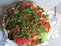 И получилась баклажанная вкусняшка.